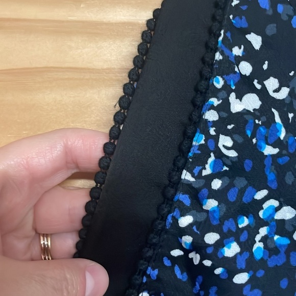 Banana Republic size 00 Petite Blue Sheath Long Sleeve Crew Neck Mini Dress - Picture 5 of 9